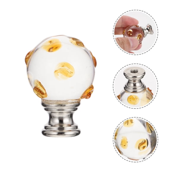 AURARMLET 2Ud Lamp Shade Accessory Amarillo Transparente Para Estilo Y De Lámparas