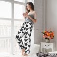 thumbnail image 5 of Salouo Retro Rooster Print Women's Pajama Pants Casual Loose Sweatpants PJs Flowy Pants Drawstring Palazzo for Women Wide Leg Pants Lounge Pajama -Medium, 5 of 8