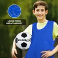 thumbnail image 4 of (6 pack) Vizari Mesh Sports Pinnies- Youth Scrimmage Vests for Soccer, Hockey, Basketball & Football, 4 of 7