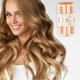 thumbnail image 2 of Ofertas Únicas 6 piezas de Rulos de Cabello Voluminosos Sin Calor Convenientes para Mujeres 2.72"x1.38" Naranja, Blanco, 2 of 4