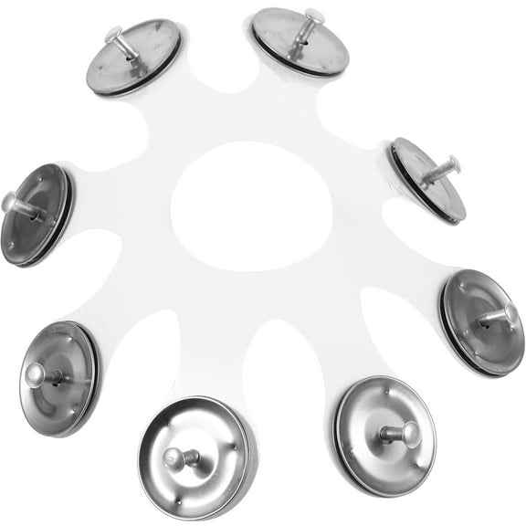 Drum Set Hihat Tambourine for Cymbal Tambourines Accessories Octopus Bell Piece Cymbals