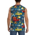 thumbnail image 4 of Disketp Vehicles Cartoon With Funny Drivers Sleeveless Tshirts For Men, Muscle Shirts For Men Dry Fit Tank Top-X-Large, 4 of 8
