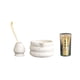 thumbnail image 4 of Juego de 4 batidores de matcha, set para ceremonia de matcha, preparación de matcha, regalo familiar, kit de tazón de té matcha ceremonial japonés blanco, 4 of 9