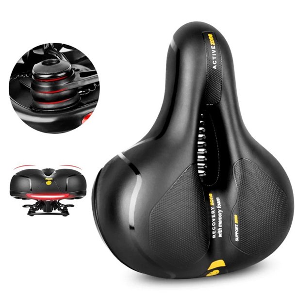 Most Comfortable Bicycle Seat, Bike Seat Replacement with Absorbing