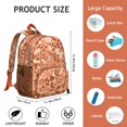 thumbnail image 6 of Leopard Print Backpack Backpack for School,Cute School Bag,Schoolbag with Adjustable Shoulder Straps & Padded Back,13.8"x11.4"x6", 6 of 6