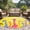 Vibrant colors with yellow background and colorful giraffe patterns, variant on Area Rug for Living Room, Colorful Giraffe Non-Slip Indoor Large Carpet for Bedroom/Dining Room, Watercolor Cute Cartoon Yellow Washable Low-Profile Rectangle Floor Mat Runner Rugs - 2.7 x 5 Ft