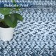 thumbnail image 4 of Garvee Tapete para Sala de Estar de 4'x6' Estilo Farmhouse con Estampado Trenzado, Tapete Lavable Antideslizante con Borde Geométrico, Gris Azul, 4 of 7