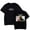 Black, variant on Montell Fish T-shirt Men Women Fashion Crewneck Hip Hop Short Sleeve Casual Tops Tees