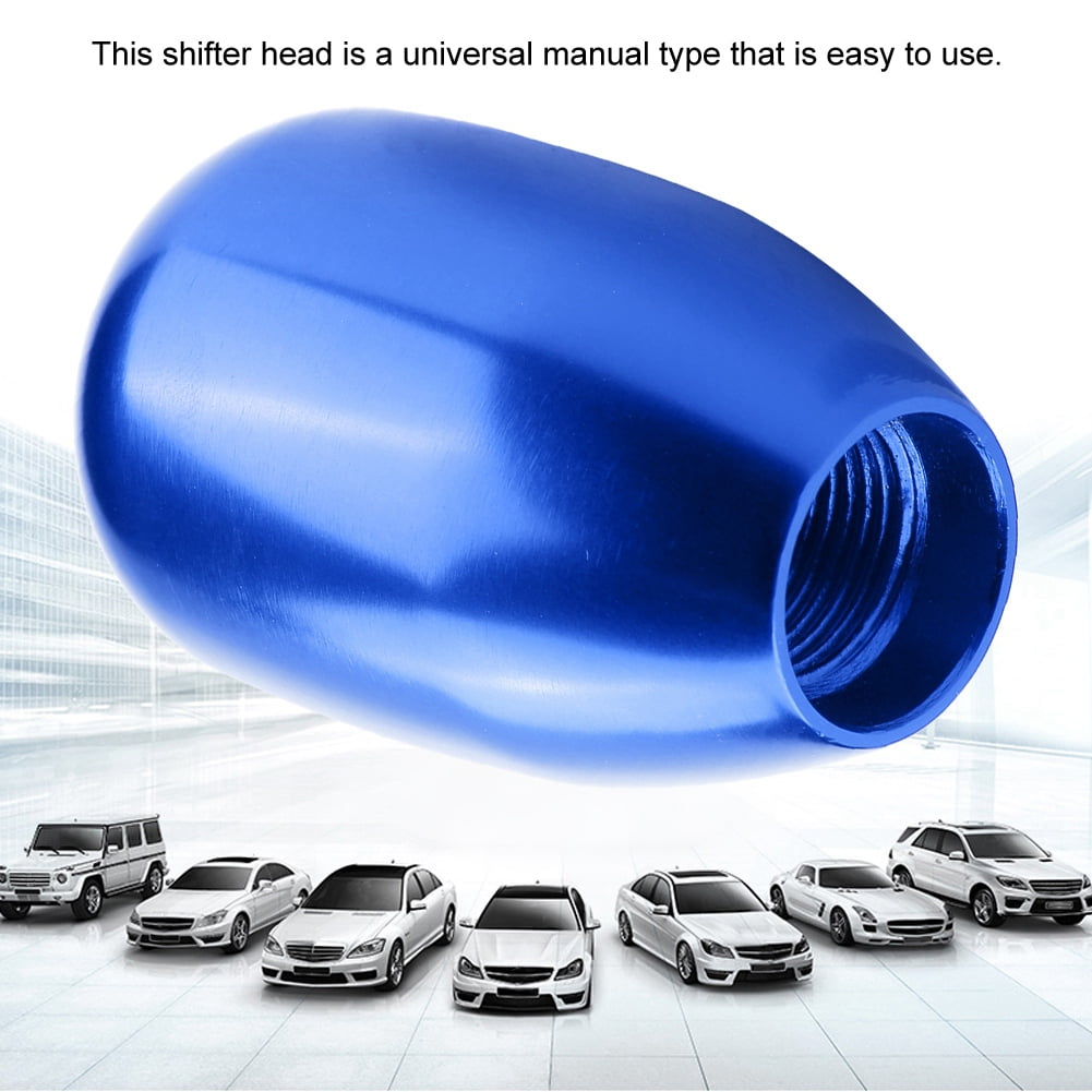 6 Speed Car Universal Modification Metal Manual Knob Gear Shift Head Shifter Gear Shift Knob Blue