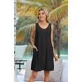 thumbnail image 5 of Women'S Summer Beach Vacation Dress Black L, 5 of 8