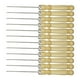 thumbnail image 2 of Paquete de 12 brochetas para parrilla, acero inoxidable, mango de madera, resistentes al calor, brocheta de bola, pasador, pasador de carne para carne, 2 of 9