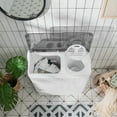 thumbnail image 4 of Costway 26lbs Portable Semi-automatic Twin Tub Washing Machine with Drain Pump Gray, 4 of 10