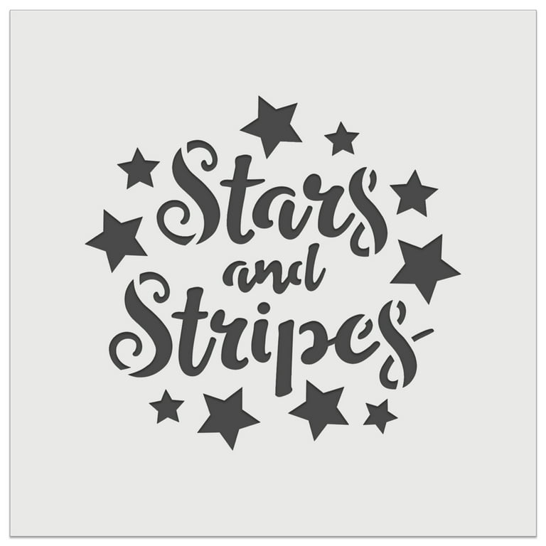 Stars Craft Stencil