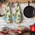 thumbnail image 6 of Tropical Plant Kitchen Towels Set of 3, Summer Watercolor Boho Green Palm Tree Beige Absorbent Dish Towels for Kitchen, Microfiber Hand Towel, Quick Drying Tea Towel for Cleaning Dishcloths, 6 of 7