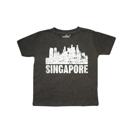 

Inktastic Singapore City Skyline with Grunge Gift Toddler Boy or Toddler Girl T-Shirt