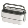 thumbnail image 2 of Lloopyting 1X304 Stainless Steel Lunch Box Clearance！ 304 Double-Layer Lunch Box: White Heated Lunch Box,Kitchen Decor,Kitchen Essentials,Kitchen Gadgets,Kitchen Utensils,Kitchen Accessories, 2 of 9