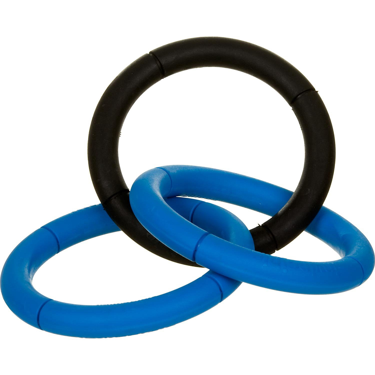 Invincible Chain Dog Toys Large Durable Rubber 3 Ring 17" Long XL Tough Dogs Toy