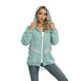 thumbnail image 2 of JANDEL Women Spring Thin Jacket, Fashion Waterproof Jacket, Insulated Coat Windbreaker Outdoor (Light Green), 2 of 10