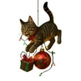 thumbnail image 2 of Cute Cat Christmas Tree Ornament,3.9" Festive Feline Fun for Your Tree,2025 New Year Gifts for Pet Lovers,Warm Cats Ornament Hanging Decor Indoor Outdoor,1PCS(F), 2 of 3