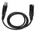 thumbnail image 4 of Cable de alimentación XLR macho a XLR hembra de 4 pines, Cable adaptable XLR a XLR hembra de 100cm, 4 of 8