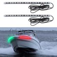 thumbnail image 2 of Dosaele 1 Pair Practical LED Boat Bow Navigation Light Kits Marine Boat LED Light, 2 of 5
