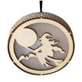 thumbnail image 3 of HINTRMENT  Hanging Lights LED Light Beige Color for Mall Decorations 1Set, 3 of 5