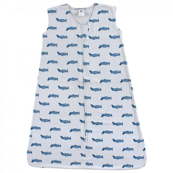 Hudson Baby Infant Boy Cotton Sleeveless Wearable Sleeping Bag, Sack, Blanket, Wingman, 0-6 Months
