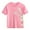 Pink, variant on Ruyang Girls Short Sleeve Crop Tops Kids Easter Fashion Oversized Crew Neck T Shirts Casual Cute Bunny Print Tees