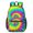 Pink and Yellow Tie Dye Pattern, variant on Red and Green Tie Dye Pattern 17" Waterproof Oxford School Backpacks for Teens, S-Shape Padded Straps, for School, Travel, Hiking, Camping