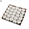 thumbnail image 2 of 50Pcs Candle Smokeless Round/Heart Shape Flickering Mini Desktop Atmospheres Candle for Party-D, 2 of 7