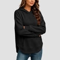 thumbnail image 4 of BUIGTTKLOP Hoodies for Women Fall Winter Long Sleeve Shirts Casual Hooded Sweatshirts with Pockets, 4 of 8