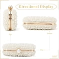 thumbnail image 3 of CAILDANL Women Pearl Evening Handbags Beaded Clutch Purses for Wedding Bridal Party Prom, 3 of 7