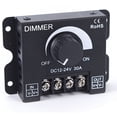 thumbnail image 1 of Ndcxsfigh Regulador LED 30A DC12V 24V 360W Perilla Ajuste Brillo para Luces LED, 1 of 9