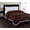 Brown, variant on Heavy Weight Stripe Design Ultra Plush Blanket, Full/Queen, Turquoise