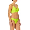thumbnail image 2 of No Boundaries Women's Tricot Solid Tie Back Bikini Top, Sizes S-XL, 2 of 5