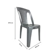 thumbnail image 2 of Silla Plástica Aruba Color Gris MOD. PDA033B-016 Duna, 2 of 2