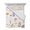 White, variant on Quilts Twin Size Bedding Set, Pink Floral Lightweight Quilted Comforter, Watercolor Flowers Botanical Linen Texture Soft Reversible Bedspread Coverlet with Pillow Covers for All Season, 68" x 86"
