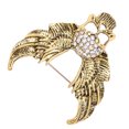 thumbnail image 4 of Broche de calavera de cristal, broche de calavera de taladro, broche de calavera brillante, broche de calavera de taladro, artesanía superior, 4 of 12