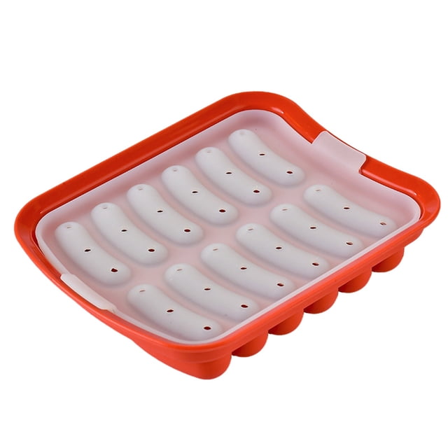 Kitchen Tools Silicon Sausage Moulds Home Use Children'S Supplements Meat Sausage Steam Sausage Baking Grinder Homemade Steamable Suitable Adults and Children
