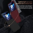 thumbnail image 2 of Decase Super Slim Case for Motorola Razr 50 Ultra, Carbon Fiber Protective Cover Skin, Soft Touch Sturdy Durable Carbon Case, Snap-on Back Cover,Black + Blue, 2 of 7