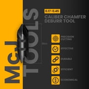 McJ Tools Reloading 0.17-0.45 Cal Chamfer/Deburring Tool, Reloading Essential Tools
