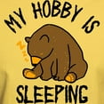 thumbnail image 3 of CafePress - My Hobby Is Sleeping Chill Grizzly Bear T Shirt - Men's Classic Graphic T-Shirt, 3 of 4
