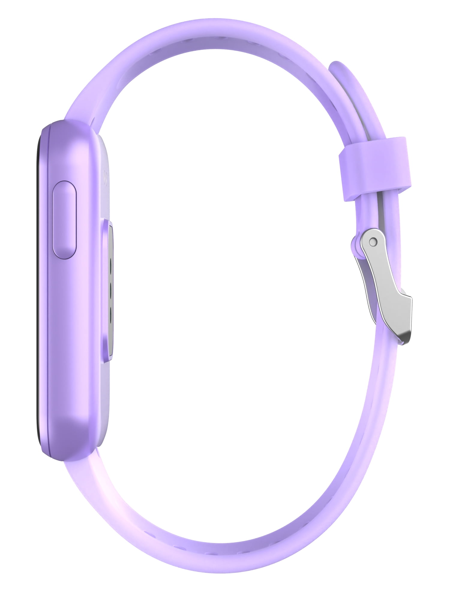 iTech Active 4 Unisex Adult Smartwatch Fitness Tracker, Purple, Silicone Strap
