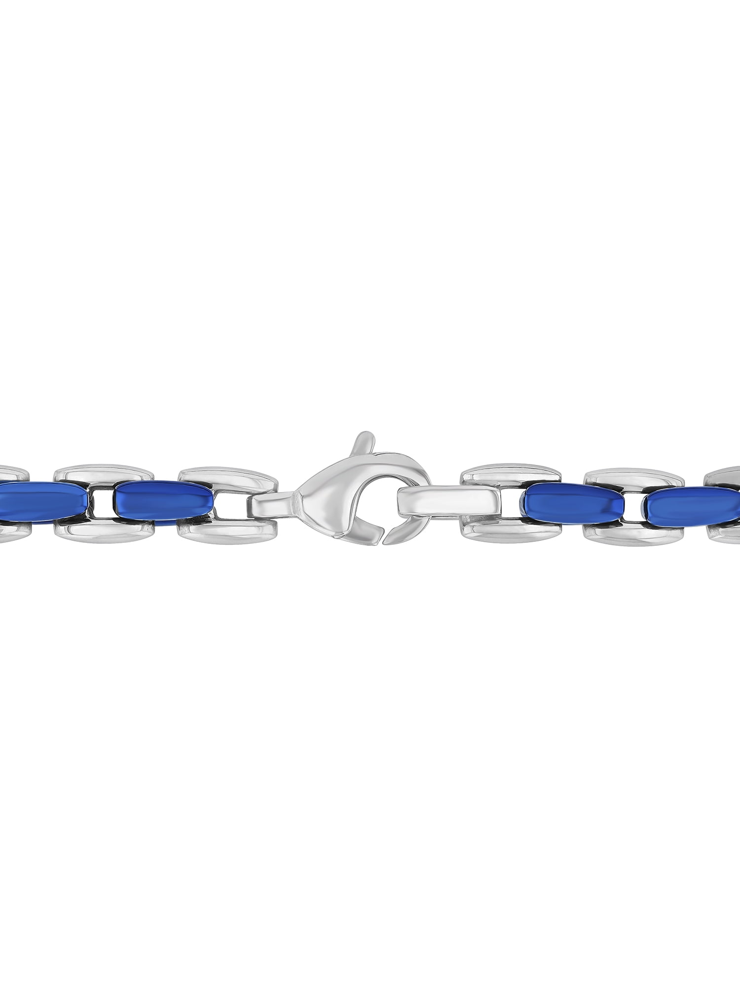 Men's Two-Tone Stainless Steel H-Link Chain, 24" - Brilliance Fine Jewelry