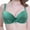 Green-*, variant on Women's Underwire Bra 3D Side Support & Anti-Sagging Plus Size Fixed Lace Cups Wide Adjustable Straps Purple