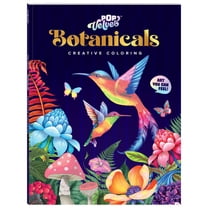 Art Maker: Pop Velvet - Botanicals - Adult Creative Coloring, 16 Velvet ...