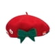 thumbnail image 3 of navideña, gorro navideño, gorro navideño para festival, regalo de cumpleaños, cosplay, viajes y vacaciones Adultos rojos, 3 of 8