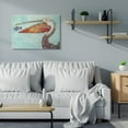 thumbnail image 2 of Stupell Industries Pelican's Lost Supper Fish and Patterned Feathers Canvas Wall Art Design by Lisa Morales, 30" x 40", 2 of 6