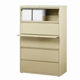 thumbnail image 3 of Hirsh Industries B691013 36 in. HL10000 Series Lateral File with 5-Drawer - Light Gray, 3 of 4