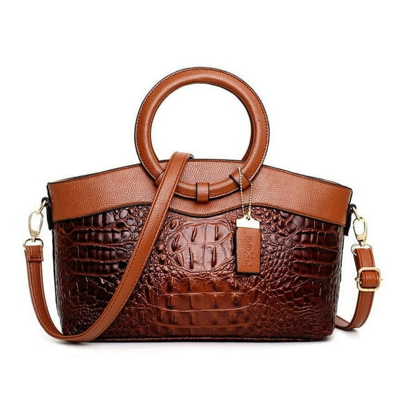 LHSHID ValenKuci Luxury Handbags Women Bags Designer Crocodile Woman Leather Handbag Ladies Green Party Tote Shoulder Bags Sac A Main